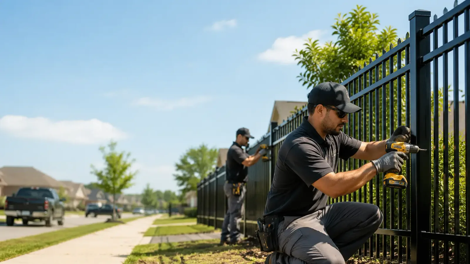 Metal Fence Installation in Bremen, OH